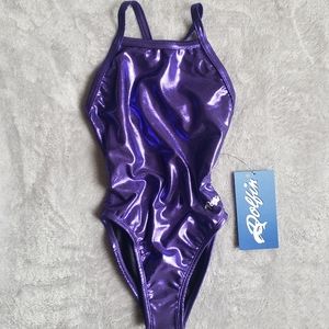 🆕️ Dolfin Metallics  V2 Back Swim Suit